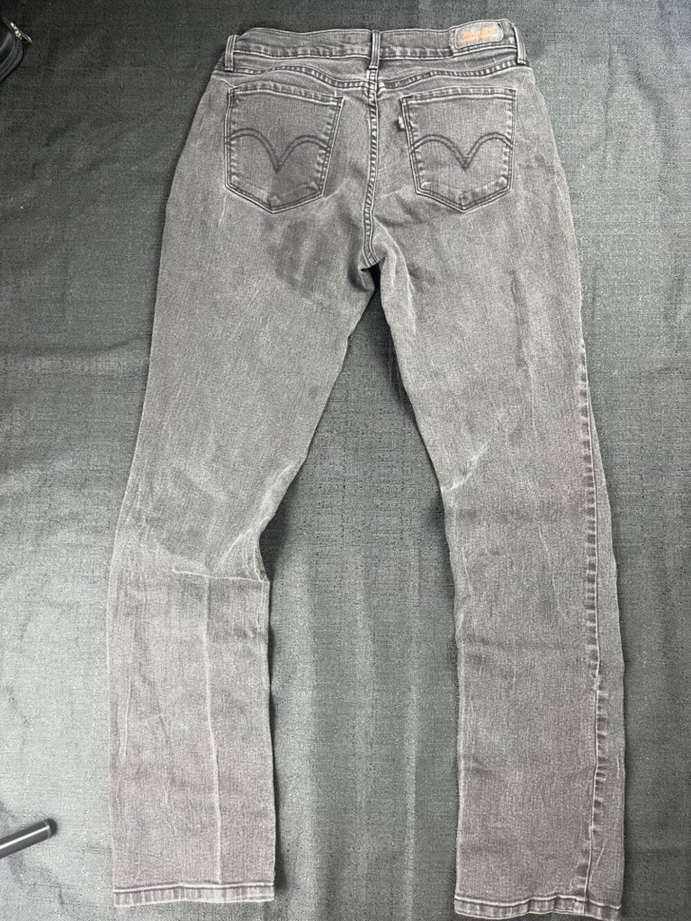 Levi's 515 Straight Leg Jeans Gray Denim Men's Size Unknown